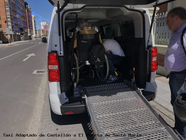Taxi accesible de El Puerto de Santa María a Castellón